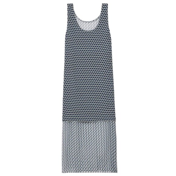 La Ligne Silk Midi Dress with Chiffon Layer - NEW - Picture 9 of 10